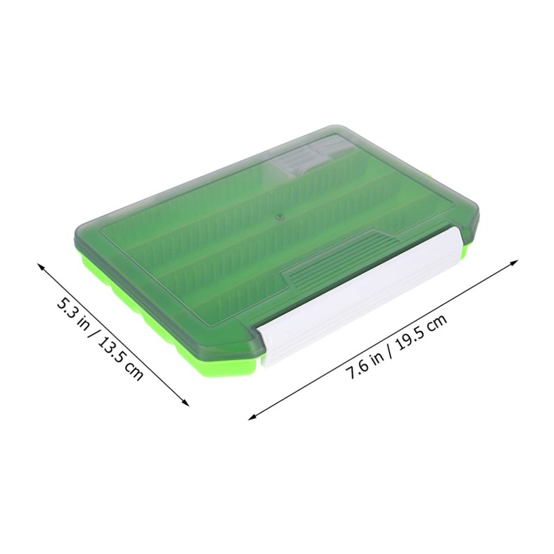 Outanaya Fishing Tackle Organizer Plastic Bait Box Lure Rig Spinner