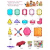 Jasonwell 100pcs Magnetic Tiles Building Blocks Set for Boys Girls