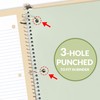 SUNEE Spiral Notebook, 1-Subject, College Ruled Paper, 8" x 10-1/2",
