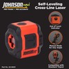 Johnson Level & Tool 40-6603 Self-Leveling Cross-Line Laser, Red, 1