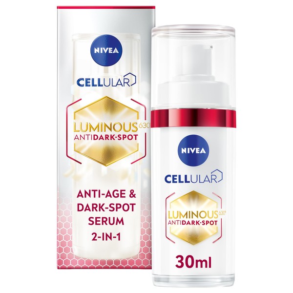 NIVEA Luminous 630 Anti-Age & Dark-Spot Serum (30ml), Facial Serum