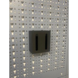 Generic Ruler and Pins Holder for Küpper Perforated Wall and Euro Perforated Wall (37.5 mm and 45 mm) - Black - Bracket