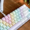 POM Jelly Keycaps Doubleshot Translucent OEM Profile for 61/87/104/108 Keys