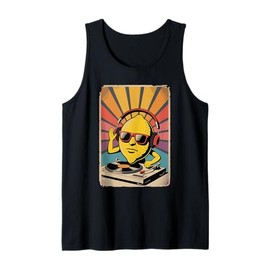 Retro Lemon DJ Lemons Sound Tech Tank Top