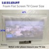2 Pack Foam Flat Screen TV Cover Fits Up to