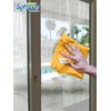 SOFTSPUN Microfiber Cleaning Cloths, 5pcs 40x60cms 340GSM Orange! Highly Absorbent