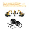 Rubber O Rings Assortment Kit, Fits for CAT Caterpillar Excavator,
