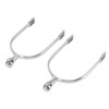 1 Pair Horse Spurs Stainless Steel Western Cowboy Equestrian Boot