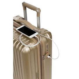 SwissGear 7910 Hardside Expandable Luggage with Spinner Wheels, TSA Lock and USB, Sand, 2-Piece Set (20/27)