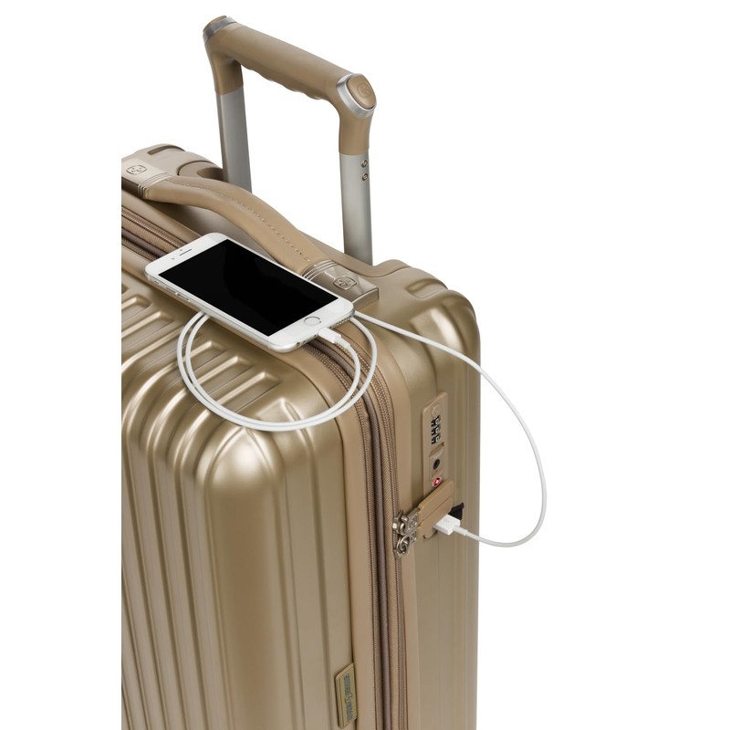 SwissGear 7910 Hardside Expandable Luggage with Spinner Wheels, TSA Lock