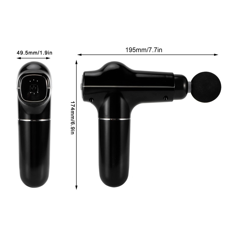 Mini Portable Electric Muscle Stimulator Body Relaxation Massager with 3