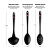 DI ORO Silicone Ladle & Spoons for Cooking – Large
