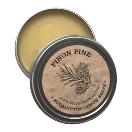 JENNY JOY'S HANDMADE SOAP Pinon Pine Salve with Eucalyptus & Lemon with Soothing Pine Resin from Arizona Dry Skin Irritations - 2oz