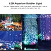 Fish Tank Bubbler Light Multifunction High Brightness LED Aquarium Bubbler