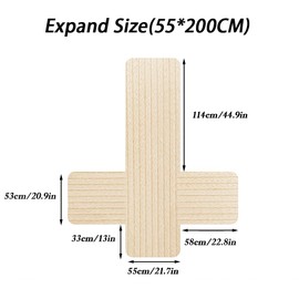 Recliner Chair Cover, Soft Washable Plush Armchair Slipcover, Nonslip Furniture Protector Cover with Tightening Straps and Adjustable Buckles for Kids and Pets (Gray, 55*200cm/21.7*78.7in)