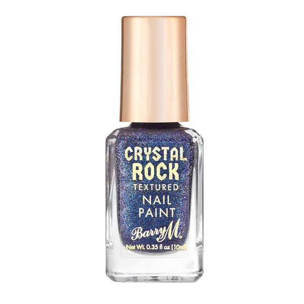 Barry M Crystal Rock Textured Nail Colour Blue Sapphire 43.75ml