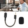 Detachable Microphone, Replacement Microphone for Detachable Gaming Headset 3.5mm Jack