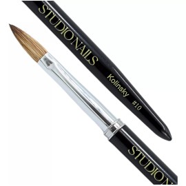 Studio Nails Pincel Kolinsky Profesional Uñas Acrílicas #10. Studio Nails
