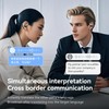 7JI AI Language Translation Earbuds,Smart Bluetooth Translator Device with 144
