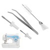 Sewing Machine Service Kit Sewing Machine Cleaning Brushes Angled Tweezers