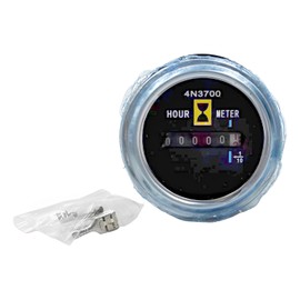 Hour-Meter Gauge 4N3700 Fits Caterpillar 215 225 235 3208 3304 3306 3412 D7F 777 977K D4D D6C 561C 549H 6N-2848 7N-2418