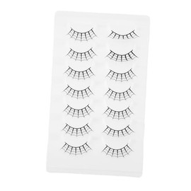7 Pestañas Postizas Halloween Diseño Recortado Único para Mujeres Accesorios Falsas para Fiesta Cosplay y Maquillaje Festival