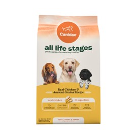 Canidae All Life Stages Real Chicken & Ancient Grains Recipe – High Protein Premium Dry Dog Food for All Ages, Breeds, and Sizes– 5 lbs.