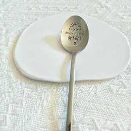 Christmas Birthday Gift Spoon for Gigi from Granddaughter Grandson Good Morning Gigi Spoons for Best Gigi Gifts for Grandma Mother's Day Gift for Gigi Nana Tea Coffee Spoon