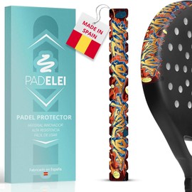 PADELEI Padel Frame Protector - Padel Racket Protector Urban Graffiti Style - Padel Accesories - Padel Racket Protector - Made in Spain - Dimensions 450 x 51 mm