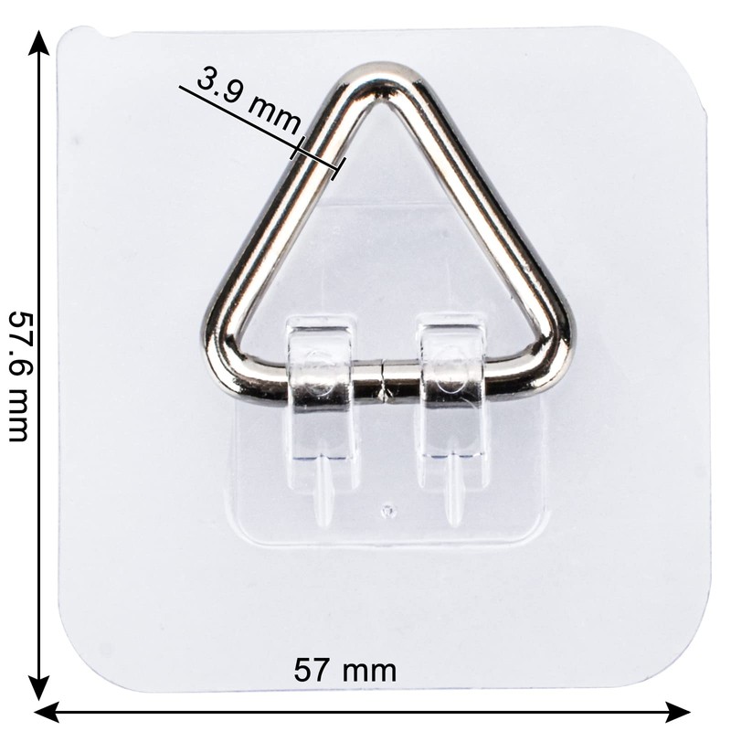 AccEncyc Wall Hangers 20 Pack - Vertical Plate Holders, Adhesive