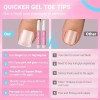 Does Not Apply Long Square Toe Nail Tips Full Cover,