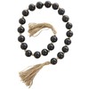 Deco 79 Glass Handmade Round Beaded Garland with Tassel with