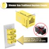 VCE Acoplador RJ45 Cat6 Keystone Jack Hembra a Hembra Ethernet