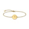 Good.Designs Bracelet with Letters in Gold I 18 Carat Real