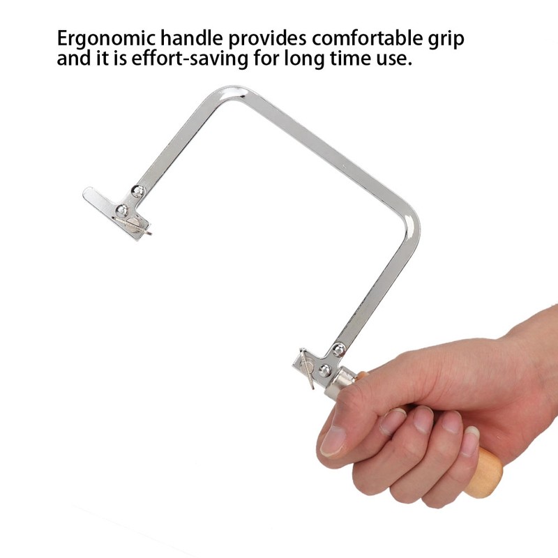 3Pcs Set Portable U Shape Hacksaw Saw Bow Frame DIY