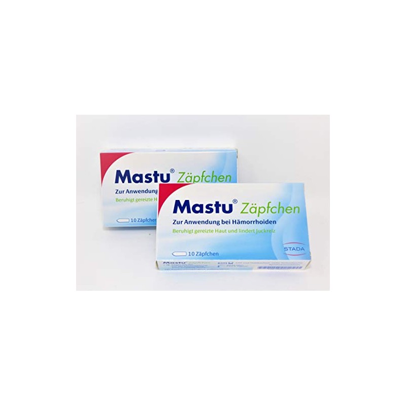 Mastu Primeservice24® Suppositories 2 x Pack of 10