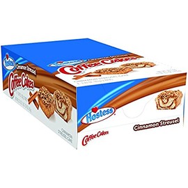 Hostess Coffee Cakes, Cinnamon Streusel, 2.89 Ounce, 8 Count BONUS 1 Hostess Coffee Cake Individually Wrapped