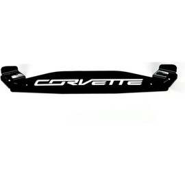 Corvette Coupe Wall Mount Roof Rack with Corvette Script - Roof Storage Rack for C6, C7 & C8 Corvettes (Black)