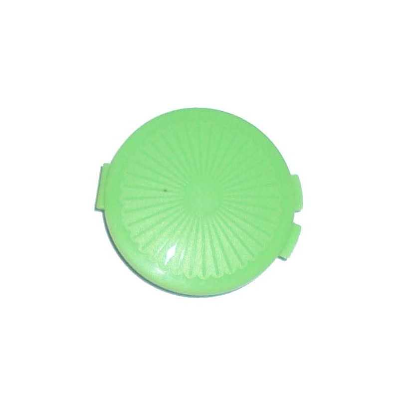 Tupperware Mini Clamshell Pill Keeper Round Pocket Container Spring Green