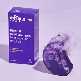 Ethique Purple Solid Shampoo for Blonde & Grey Hair, 110g