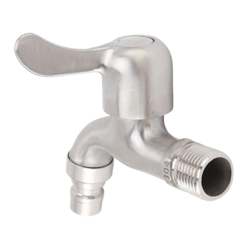 G1/2 Washing Machine Tap Leakage Proof Cold Water Stainless Steel