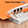 BATINO 6 Hole Punch, Hole Puncher A4 A5 Adjustable Pitch