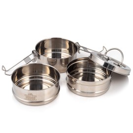 3 Tier Indian-Tiffin Stainless Steel Small Tiffin Lunch Box