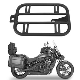 Jiawu Motorcycle Rear Luggage Rack for Vulcan S 650 Cafe, Solo Seat Luggage Rack Support Shelf Compatible with SVulcan S 650 2016-2023, Vulcan S 650 Cafe 2018-2023