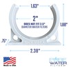 Mounting Bracket for Inline Water Filters (Ice makers, Refrigerators, Undersink)