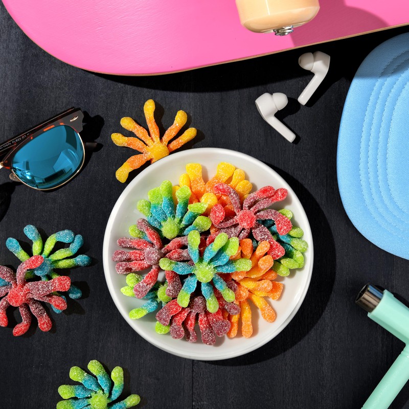 Trolli Sour Brite Octopus, Sour Gummy Candy, 5 Pound Bulk