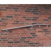 Stainless Steel Handrail, 42.4 mm Diameter, With Angled Bracket &