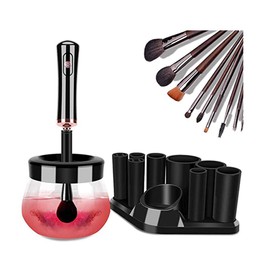 Braiton Limpiador y secador de Pinceles de Maquillaje eléctrico actualizado, Spinner automático para Todos los Pinceles, con 8 Collares de Goma de... 