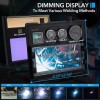 TRQWH Shark Design Auto-Darkening Welding Helmet with Wide View and
