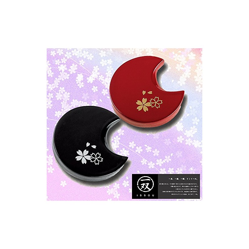 1 Pair Chopsticks Rest, Flower Cherry Blossom, Made in Japan,